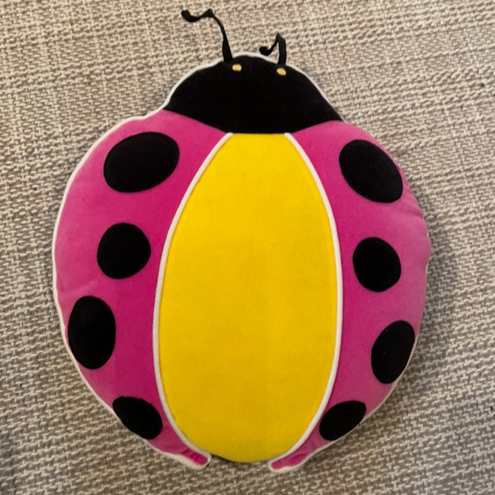 Ladybug pillow